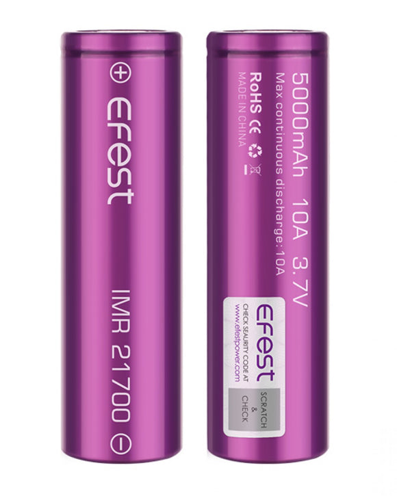 18650 and 21700 batteries for your vape units 