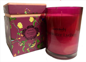 Vapourtron Scented Candles Floral Botanic Candle ROSEWATER LYCHEE 250g Jar Vapourtron 