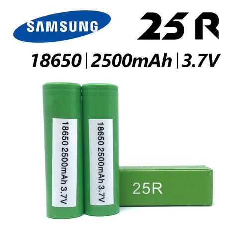 Vapourtron Samsung INR18650 25R 2500mAh 35A Flat Top Li-ion Rechargeable Battery Vapourtron 